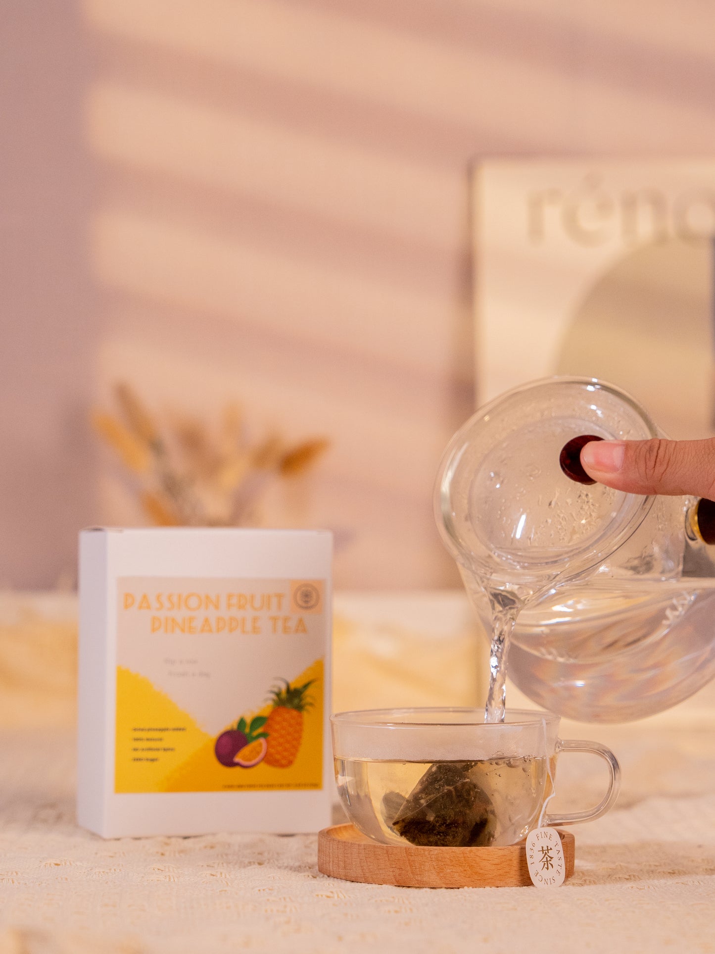 Passionsfrucht-Ananas-Tee